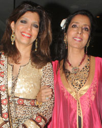 Bina Aziz with Medha Jalota