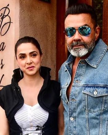 Tanya and Bobby Deol