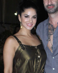 Sunny Leone and Daniel Webber