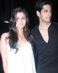 Alia Bhatt and Sidharth Malhotra