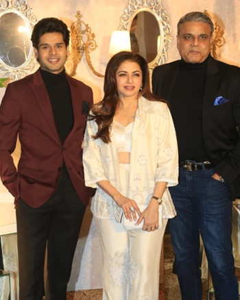 Abhimanyu Dassani, Bhagyashree and Himalay Dassani