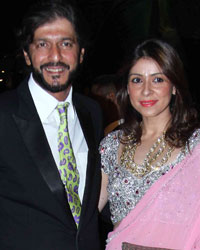 Chunky Pandey and Bhavna Pandey