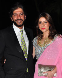 Chunky Pandey and Bhavna Pandey