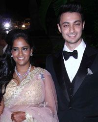 Arpita Khan and Aayush Sharma