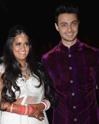 Arpita Khan and Aayush Sharma