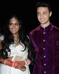 Aprita khan, Aayush Sharma and Salman Khan