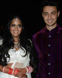 Arpita Khan and Aayush Sharma