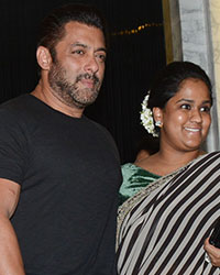 Aayush Sharma, Salman Khan and Arpita Khan