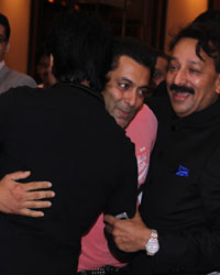 Salman Khan, Baba Siddiqui  and Shahrukh Khan