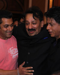 Salman Khan, Baba Siddiqui  and Shahrukh Khan