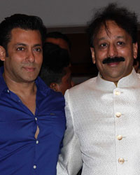 Zeeshan Siddiqui, Salman Khan, Baba Siddiqui and Sajid Nadiadwala