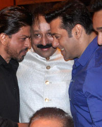 Shah Rukh Khan, Baba Siddiqui and Shah Rukh Khan, Baba Siddiqui and Salman Khan