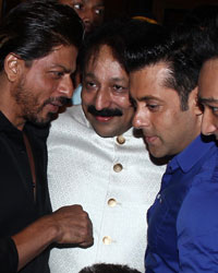 Shah Rukh Khan, Baba Siddiqui and Salman Khan