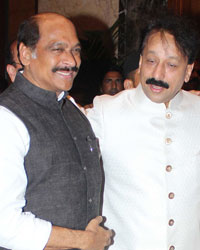 Baba Siddiquie with Manikrao Thakre, President, Maharashtra Pradesh Congress Committe