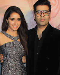 Varun Dhawan, Shradha Kapoor and Karan Johar