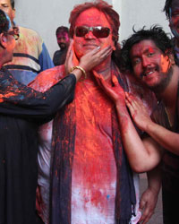 Bappi Lahiri Holi celebrations