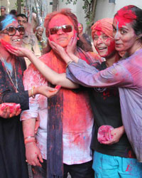 Bappi Lahiri Holi celebrations