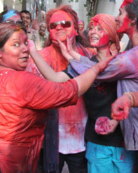 Bappi Lahiri Holi celebrations