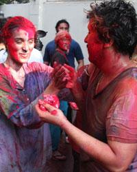 Bappi Lahiri Holi celebrations