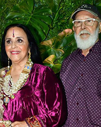 Illa Arun with husband Arun Bajpai