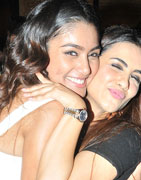 Sana Khan with Tia Bajpai