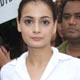 Dia Mirza during the Peace March to protest the recent lasts at Kaif Azmi Park, Juhu