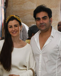 Giorgia Andriani and Arbaaz Khan