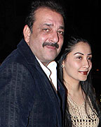 Sanjay and Manyata dutt