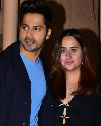 Varun Dhawan and Natasha Dalal