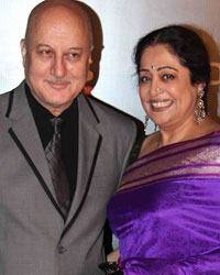 Anupam Kher and Kiron Kher