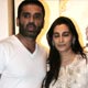 Sunil Shetty and Mana Shetty