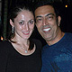 Vindu Dara Singh with wife Dina