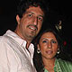 Sulaiman Merchant with wife Reshma