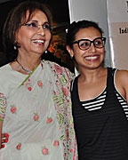 Dr Rekha Sheth and Rani Mukherjee