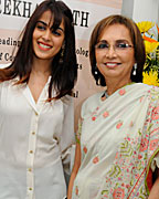 Genelia D'Souza and Dr Rekha Sheth