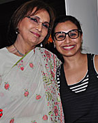 Dr Rekha Sheth and Rani Mukherjee