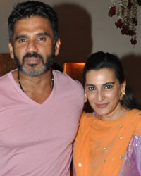 Suneil and Mana Shetty