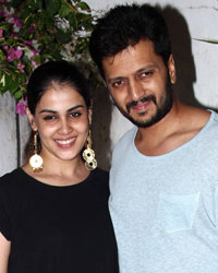 Genelia D'Souza and Ritesh Deshmukh