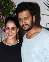 Genelia D'Souza and Ritesh Deshmukh