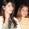 Twinkle Khanna and Dimple Kapadia at fourth ELLE DECOR International Design Awards.