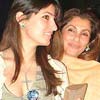 Twinkle Khanna and Dimple Kapadia at fourth ELLE DECOR International Design Awards.