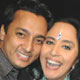 Rex d'Souza with Ila Arun, the Gurukul's headmistress