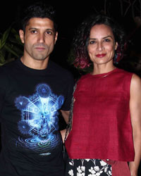 Farhan Akhtar and Adhuna Akhtar