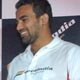 Jiah Khan with Zaheer Khan for the launch of Force India, Zapak Speed challenge