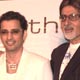 Asha Bhosle, Ganesh, Amitabh and Kishen Kumar at the launch of Ganesh Hegde`s Album G