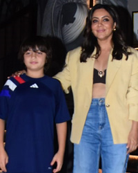 Abram and Gauri Khan