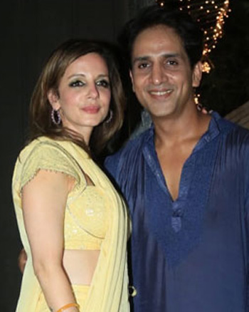 Sussanne Khan and Arslan Goni