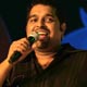 Shankar Mahadevan performing at the send off party for the Indian cricket team to the World Cup