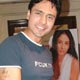 Iqbal Khan showing off his tatoo at the 2nd anniversary bash of GR8, the first television magazine in English at the ITC Grand Maratha.