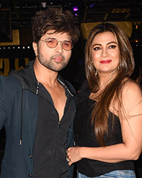 Himesh Reshammiya with his wife